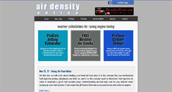 Desktop Screenshot of airdensityonline.com